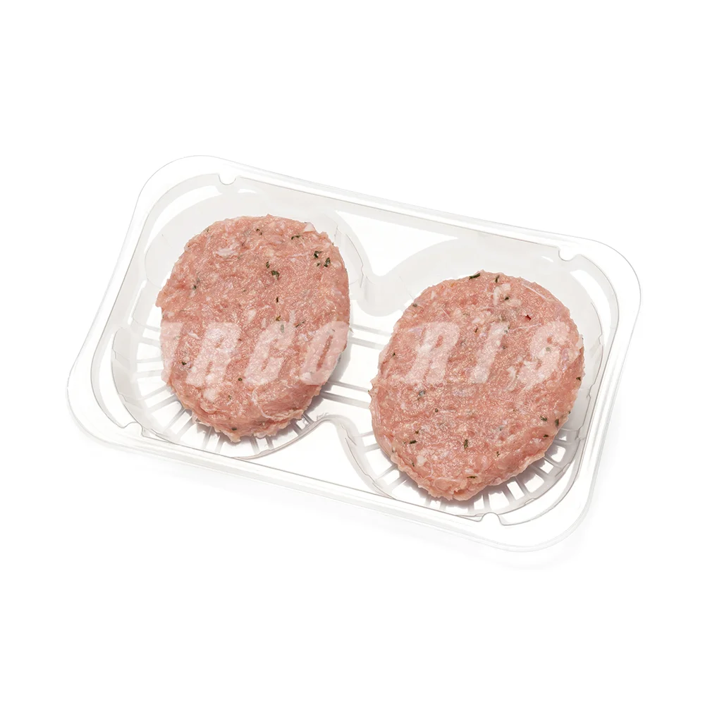 hamburguesa conejo de Teruel bandeja Grupo Arcoiris